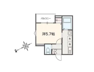 MELLAS鳩ヶ谷Ⅱ【1階】の間取り