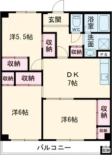 ラポールヤナセ【202号室】の間取り