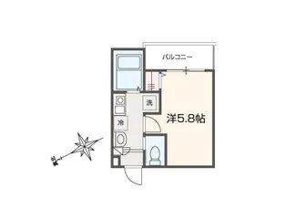 MELLAS鳩ヶ谷Ⅱ【2階】の間取り