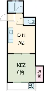 高橋コーポ【202号室】の間取り