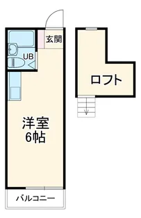 キンガハイツ白楽【105号室】の間取り