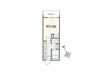 MELLAS鳩ヶ谷【2階】の間取り