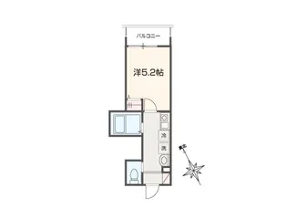 MELLAS鳩ヶ谷【1階】の間取り