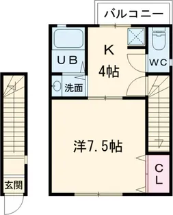 (仮称)Eight Two【2階号室】の間取り