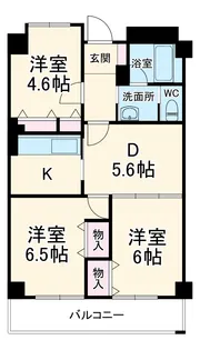 ヌーベルバーグ湘南大久保イースト【204号室】の間取り