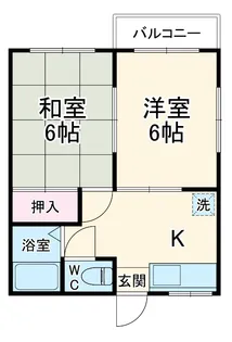 パナセブンハイツ【103号室】の間取り