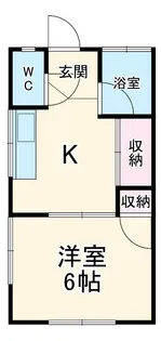 大森台アパート【1階】の間取り