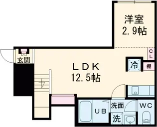 アドアストラ中野【102号室】の間取り