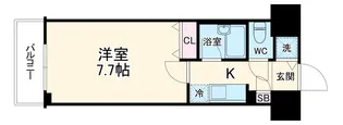 フェニックス横濱関内BAY GAIA【4階】の間取り