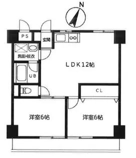 シェルビーチハイツ【405号室】の間取り