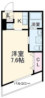 アースプレイス前原【2階】の間取り