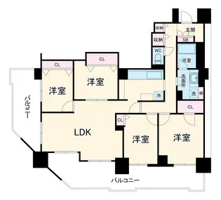 アマックス横浜【404号室】の間取り