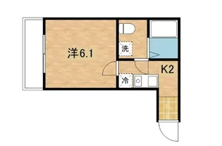 フェリシテMe−ry【105号室】の間取り