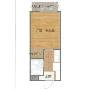 コーポゆう【1階】の間取り