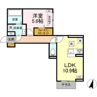アリエッタ 【1階】の間取り