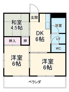 コーポ大晴【2階】の間取り