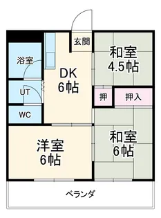 コーポ大晴【202号室】の間取り