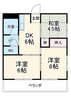コーポ大晴【3階】の間取り
