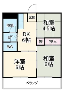 コーポ大晴【302号室】の間取り