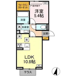 アリエッタ 【2階】の間取り
