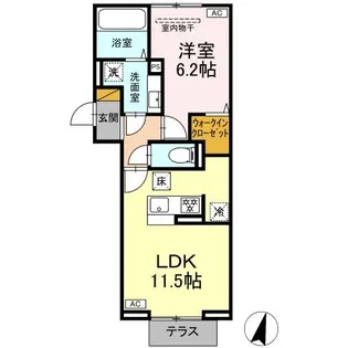 アリエッタ 【2階】の間取り