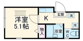 アルウィンコート【1階】の間取り