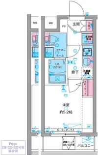 ジェノヴィア天王台【4階】の間取り