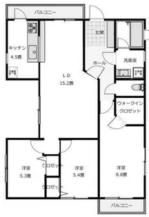 フルール目白【3階】の間取り