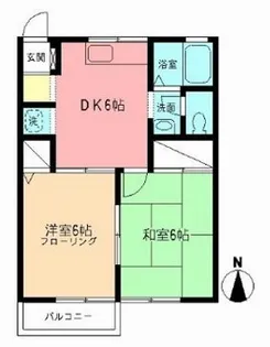 ドルフ小机Ⅱ【2階】の間取り