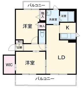 サンシャインC棟【3階】の間取り