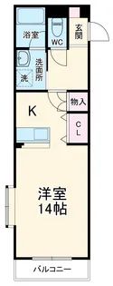 プランドール峰【2階】の間取り