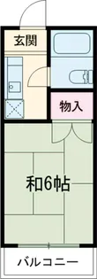美玉荘【202号室】の間取り