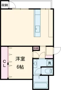 白金今里アパート【4階】の間取り