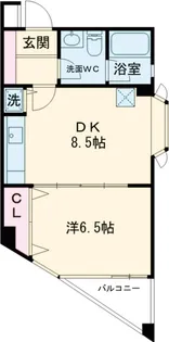 アルファウェスト【4階】の間取り