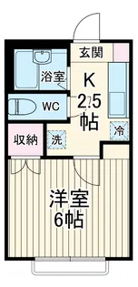 フローラ八潮【2階】の間取り