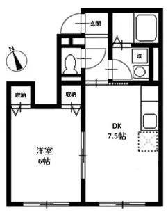 カメリア【1階】の間取り