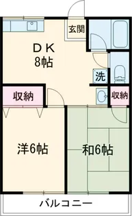 シティハイム ヤマネ【2階】の間取り