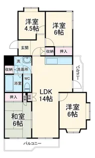 ベルセゾン湘南【3階】の間取り