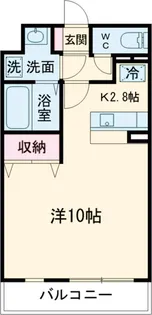 プチセゾン小山城東庭園【2階】の間取り