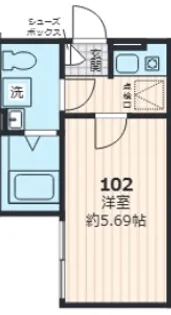グランヴィラージュ草加【1階】の間取り