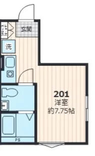 グランヴィラージュ草加【2階】の間取り