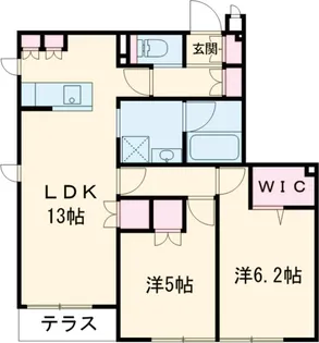 (仮)古市メゾン【1階】の間取り