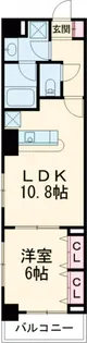 per te八王子【5階】の間取り