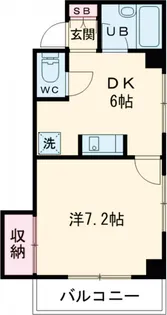 エクセル毛利【1階】の間取り