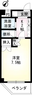 村野旭が丘ビル【506号室】の間取り