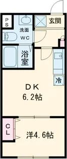 フラシア東武練馬【404号室】の間取り