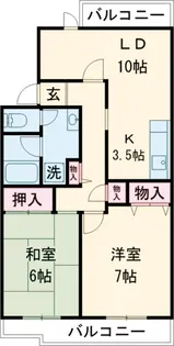 コーポレート中清戸1号棟【1階】の間取り