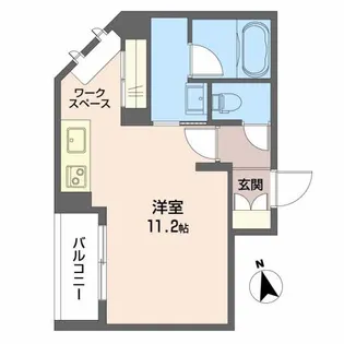CasaRegio川辺【2階】の間取り