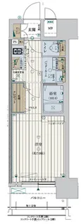 ファーストフィオーレ新町ファジスタ【9階】の間取り