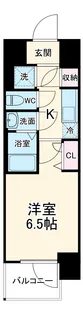 ファーストフィオーレ新町ファジスタ【9階】の間取り